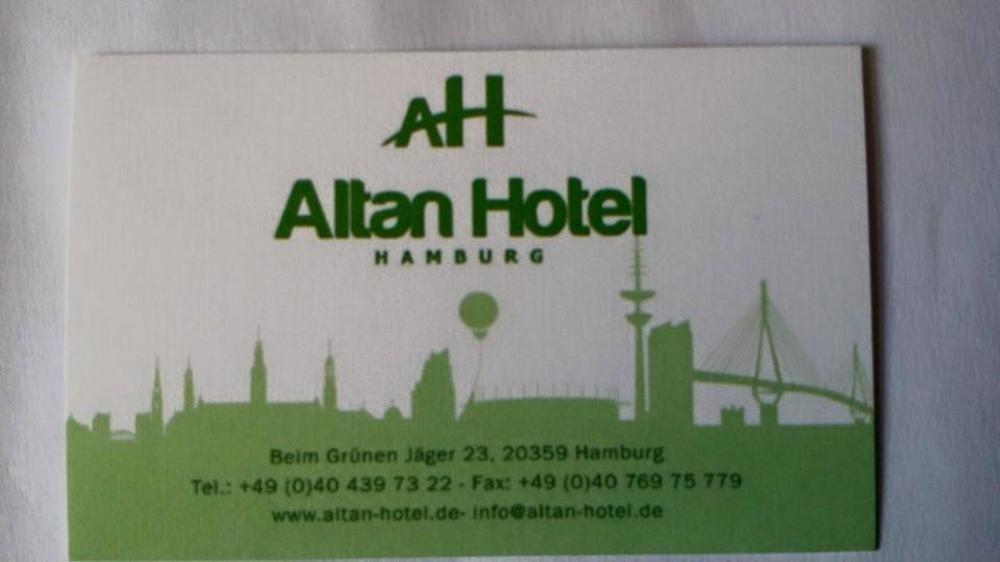 Altan Hotel Hamburg Eksteriør bilde